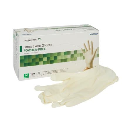 McKesson Confiderm® Latex Fully Textured Ivory
