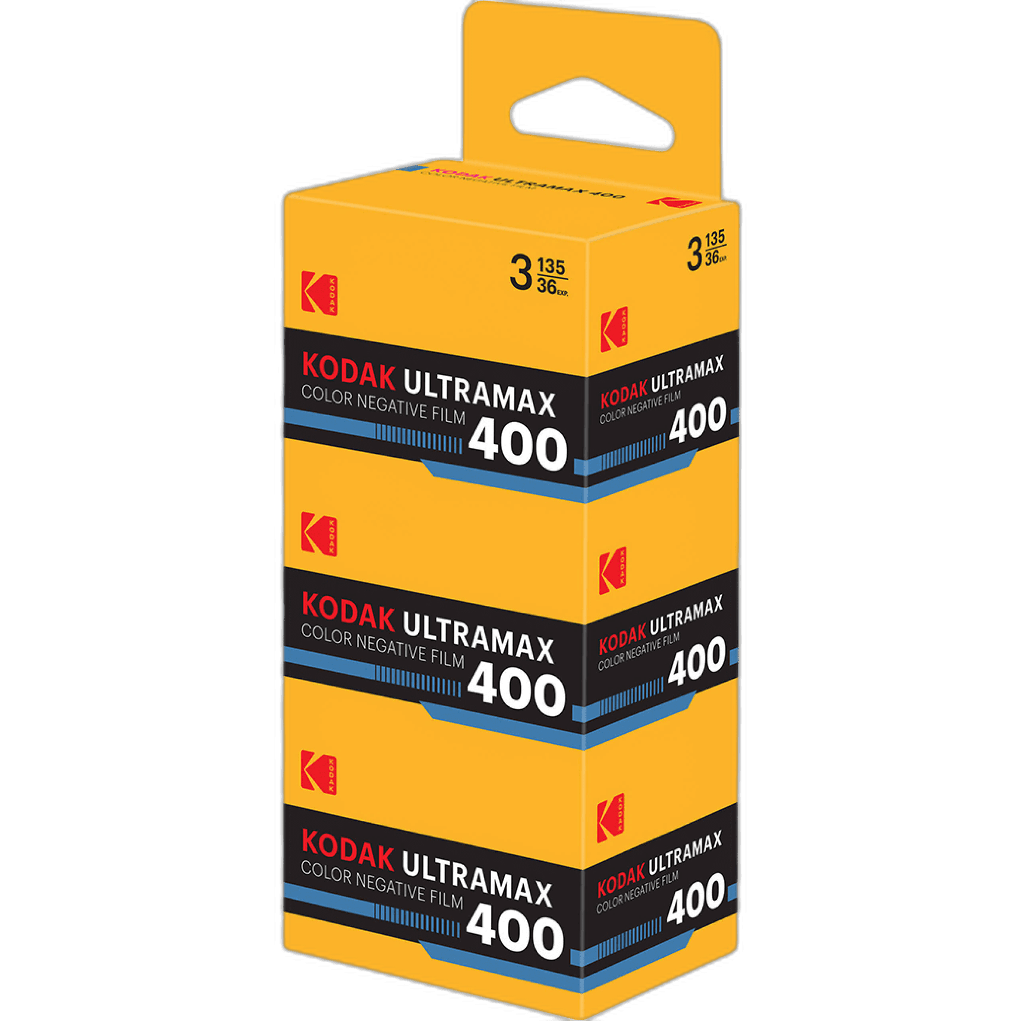 Kodak UltraMax 400 Color Negative Film (35mm, 36 Exp., 3-Pack)